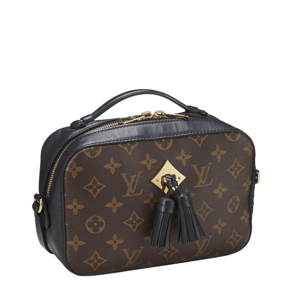 Louis Vuitton Brown Monogram Coated Canvas & Vachetta Leather Saintonge